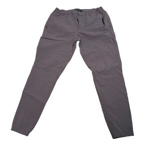 Tailored Athlete Everyday Tech Trousers Mens Large Dark Gray Athletic Tapered